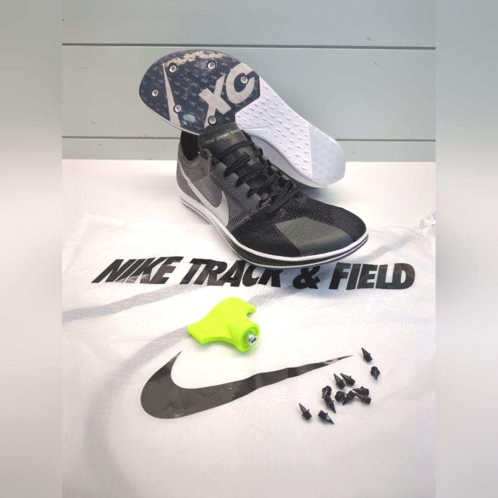 Nike ZoomX DragonFly Black Metallic Silver Track Field Distance Cross Men's 11.5